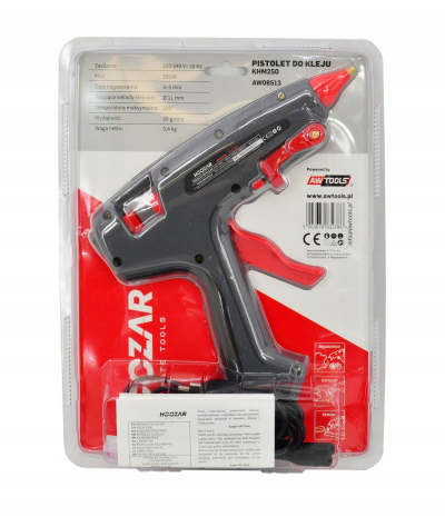 Пиштол за лепење CORDED Glue Gun, 11mm, 250W, портокалова
