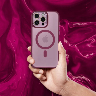 Kapak telefoni 4Kom VARIETE MAG COVER, për iPhone 16, kompatibël me MagSafe, lejla