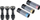 Set çelësa goditës KS Tools 515.0210, 3/4", 8 kokrra 24-38 mm, ngjyrë e zezë