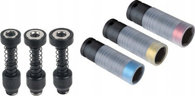 Set çelësa goditës KS Tools 515.0210, 3/4", 8 kokrra 24-38 mm, ngjyrë e zezë