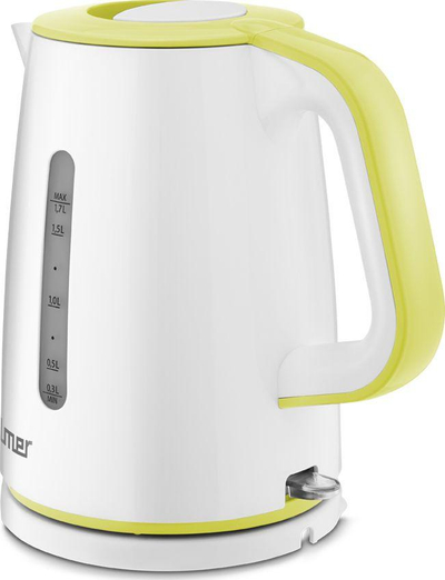 Çajnik Zelmer, 1.7 L, i bardhë / gjelbër