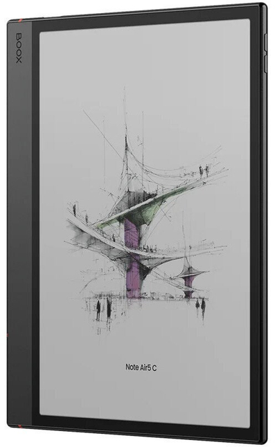 Е-читач Boox Note Air5 C, 10.3", екран во боја, сива