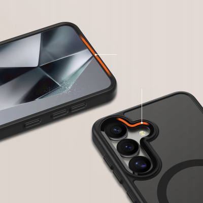 Mbulesë telefoni Tech-Protect Magmat MagSafe, për Nothing CMF Phone 2 Pro, gjysmë transparente, e zezë