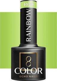 Llak xheli për thonj Activeshop OCHO NAILS Rainbow R09, hibrid, 5 g, shumëngjyrësh me shkëlqim