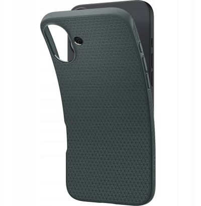 Kapak telefoni Spigen Liquid Air për iPhone 17, i fortë ndaj goditjeve, Abyss Green