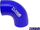 Gyp silikoni TurboWorks 90°, 63mm, blu