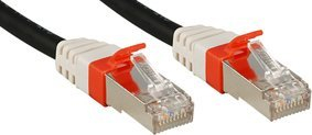 Kабел за мрежа Lindy Premium Patch, Cat.6A SFTP, 50 cm, црн