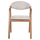 Karrige ngrënieje Enor 53×59×81 Hcm (HM18020.01), bezhë