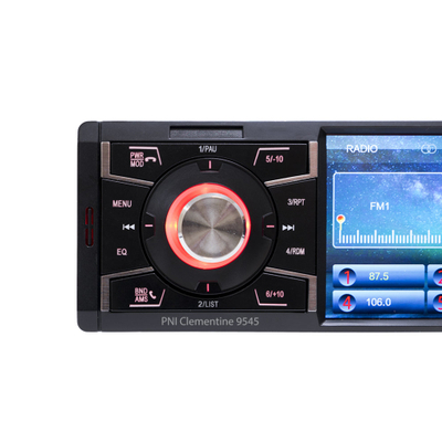 Radio MP5 për makinë Clementine 9545, 1DIN, ekran 4", Bluetooth, 50W x4