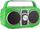 Radio portabël PRIME3 NEON APR71GR, Bluetooth FM, USB SD MP3, jeshile