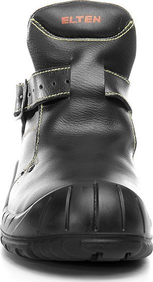 Çizme pune Elten Welder Carl S3 HI, nr. 48, që i bëjnë ballë nxehtësisë, të zeza