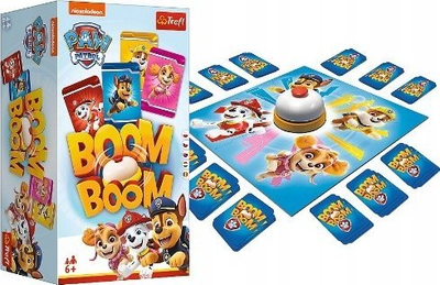 Lojë tavoline Trefl Boom Boom PAW Patrol, me letra, për kalamaj 6+