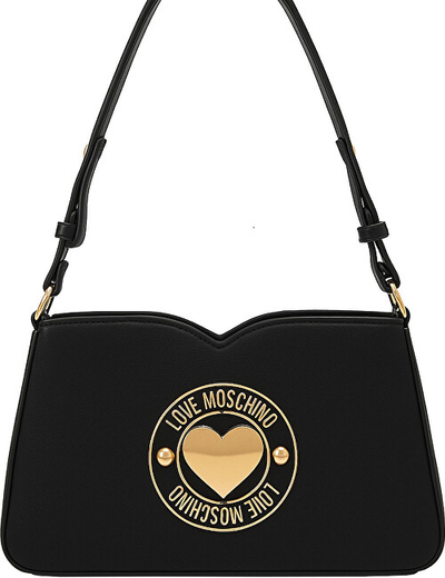Çanta dore Love Moschino JC4365PP0NKG0000, imitim lëkure, e zezë