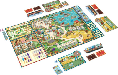 Lojë tavoline Rebel The Village Big Box, strategjike, edicion me zgjerime, shumëngjyrëshe