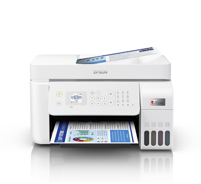Printer multifunksional Epson L5296, Inkjet, i bardhë