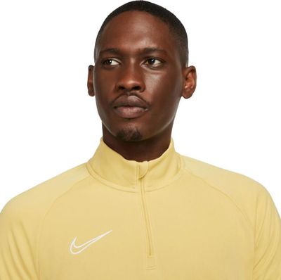 Bluzë sportive Nike Dri Fit Academy21 M CW6110 700 për burra, me zinxhir 1/4, e verdhë