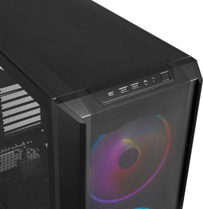 Kuti kompjuteri Lian Li LANCOOL 216 RGB, midi tower, xham i temperuar, e zezë