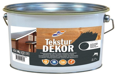 Bojë druri Rilak TEKSTURDEKOR, 2.7L, gri e errët