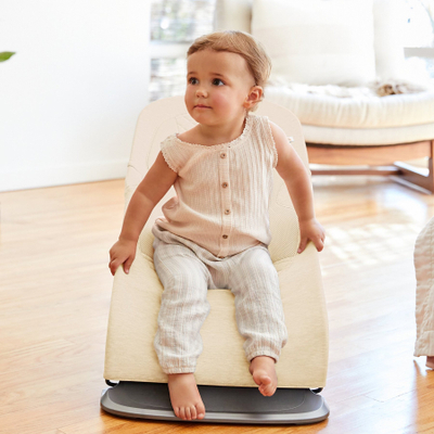 Luhatëse bebe Ergobaby Evolve 3 në 1, ergonomike, e palosshme, ngjyrë krem