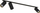 Тавански спот Nowodvorski Mono Surface 7691, 3 спота GU10, 70 cm, црн