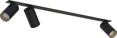 Тавански спот Nowodvorski Mono Surface 7691, 3 спота GU10, 70 cm, црн