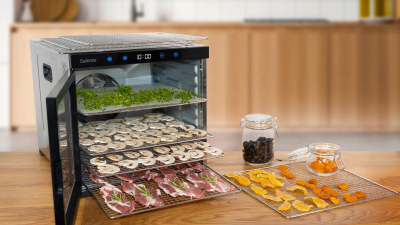 Tharëse frutash Evolveo Salente QuickDry, 10 tabaka inox, 35-75°C, inoks