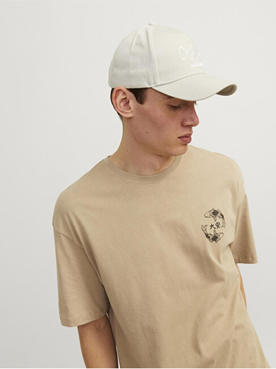 Kapelë për meshkuj Jack&Jones JACPAINT, bezhë