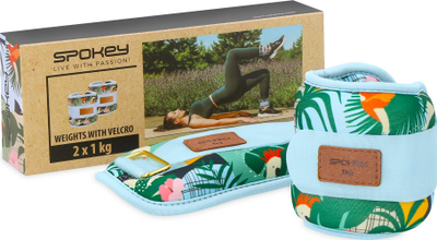 Pesha për duar dhe këmbë Spokey Home Jungle, set 2x1kg, neopren