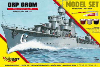 Model anijeje Mirage ORP 'GROM' wz.38, 1:400, i hirtë