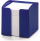 Mbajtëse shënimesh Durable Note Paper Holder, 800 copa letër 90x90mm, blu