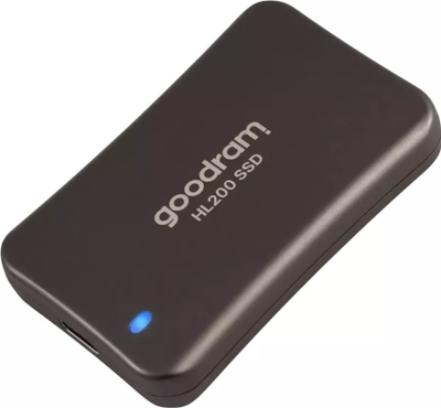 Disk i jashtëm SSD Goodram HL200, 1TB, USB Type C dhe A, gri