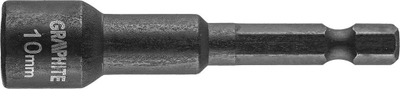 Dorezë goditëse magnetike Graphite 10mm, 65mm, metalike