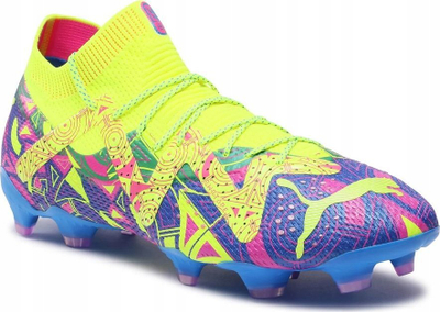Këpucë futbolli Puma Future Ultimate.1 FG, për të rritur, për fushë të thatë, shumëngjyrëshe blu