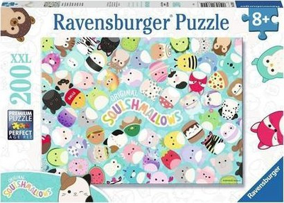 Puzzle Ravensburger 13392 Squishmallows, 200 pjesë XXL, për fëmijë 8+