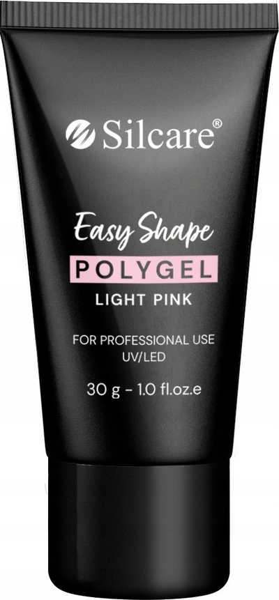Xhel poligel për thonj Silcare Easy Shape, 30g, Light Pink, rozë e çelët