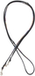 Litar qeni Barry King Adjustable Flowers, lëkurë, 12mm 200cm, i zi shumëngjyrësh