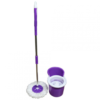 Set kovë me mop rrotullues Vanora Primo Purple, 12L, e bardhë lejla
