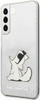 Kapak telefoni Karl Lagerfeld Choupette, për Samsung Galaxy S22 Plus, transparent