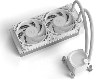 Ftohës uji për CPU EK Water Blocks EK-Nucleus CR240 Lux D-RGB, 240mm, D-RGB, i bardhë