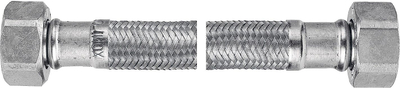 Gyp lidhës Ferro me mbështjellës çeliku 1/2" x 1/2", 40 cm, inox