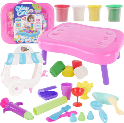 Set brumi modelues Swede Modelling Dough With Accessories, 4 ngjyra, me aksesorë