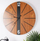 Orë muri Stylish Black, 60 cm, MDF edhe metal, e zezë