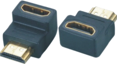 Adapter AV Mcab HDMI në HDMI, 19 pin, ngjyrë e zezë