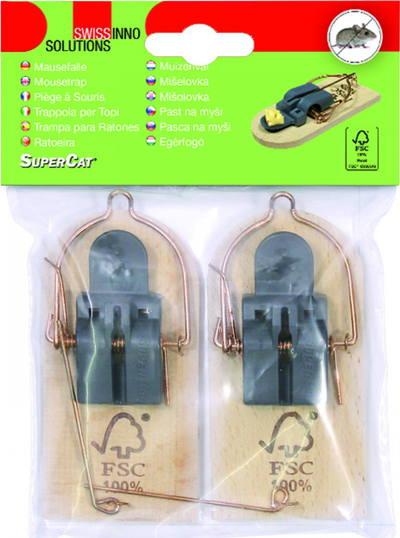 Kurth për mi Swissinno SuperCat FSC, set 2 copë, dru natyral