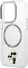 Mbulesë telefoni Karl Lagerfeld KLHMP14LHNKCIT për iPhone 14 Pro, MagSafe, transparente
