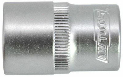 Kokë çelësi AWTOOLS Black Line, 1/2", HEX 26mm, argjendtë