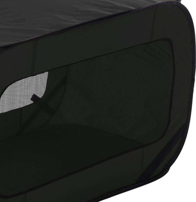 Shpi portative për qen Dogs Collection Pop Up, 54 x 54 x 92 cm, najlon, e zezë