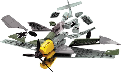 Set modeli Airfix Quickbuild Messerschmitt BF109, plastik, 39 copa, shumëngjyrësh