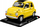 Model ndërtimi COBI Fiat Abarth 595 Executive Edition, 1:12, mbi 1000 blloqe, i verdhë