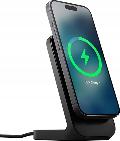 Mbajtëse-karikues MagSafe Nomad Stand One, 15W, gjenerata e dytë, ngjyra e zezë Carbide
